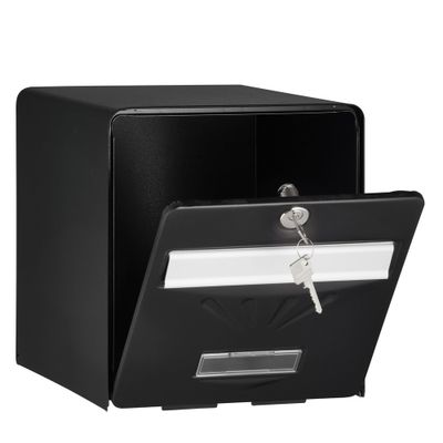 Boîte aux lettres Balnéaire 1 porte noir BURG-WÄCHTER