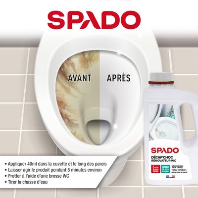 Rénovateur décapeur pour WC Décap'choc 1 l SPADO