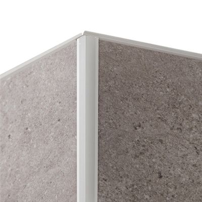 Profil de recouvrement argent - longueur 2600 mm - GROSFILLEX