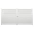 Portail battant aluminium JASMIN l.3,50 x H.1,834 m blanc livraison directe à domicile GARDEN GATE