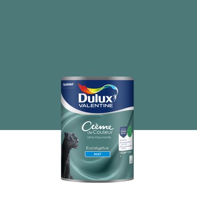 Peinture crème de couleur Eucalyptus mat 1L - DULUX VALENTINE