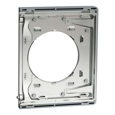 Plaque de finition latérale 1 poste Odace 2025 Architecte effet titane - SCHNEIDER ELECTRIC