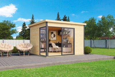 Abri de jardin en bois Domeo 1 8,48 m² LASITA MAJA Livraison à domicile incluse