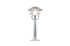 Borne extérieur E27 50cm IP44 10W Zinc - Ruvuma TRIO