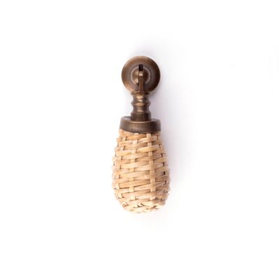 Bouton de meuble goutte osier 17 x 67 mm REI