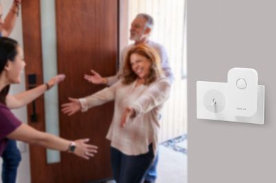 Sonnette sans fil 100m 220V-240V à brancher Blanc - CEEZAM