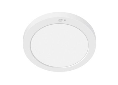 Spot LED encastrable ajustable grand diamètre Ø165mm extra-plat avec détecteur de mouvement crépusculaire - Universal ARIC