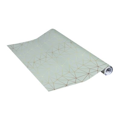 Adhésif décoratif Polygon Gold - 2 x 0,45 m - VENILIA
