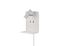 Spot LED mural avec tablette 3W + 1,5W lumière blanc chaud Blanc - Element TRIO