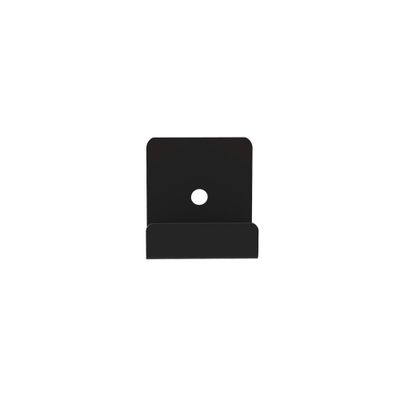 Crochets en métal noir mat  30 x 31 x 23 mm pour panneau acoustique mural par 2 REI