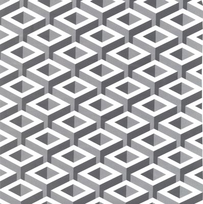 Adhésif décoratif imprimé carrés 3D 2 x 0,45 m VENILIA