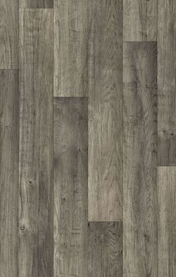 Sol PVC décor bois chalet oak TRENTO rouleau de 4m vendu au m² BEAUFLOR