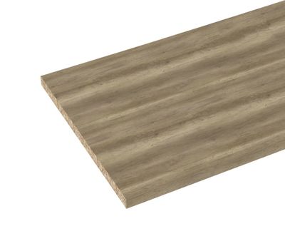 Plan de travail aggloméré hydrofuge stratifié bois authentique - 38 x 640 x 2770 mm - AJ TIMBER