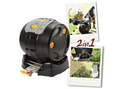 Composteur rotatif EasyMix 2-en-1 - HOZELOCK
