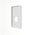 Porte de douche pivotante 100x195 cm profilé chrome verre transparent 6 mm Serenity - OCEA