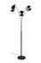 Lampadaire E14 Lumina noir et chromé 3x10W - TRIO