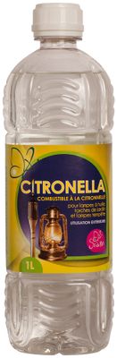 Huile à la citronnelle pour lampes et torches de jardin 1 L - SIAM