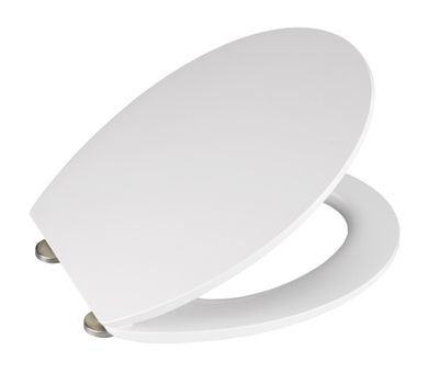 Abattant de WC Mora blanc extra-plat, déclipsable, frein de chute WENKO