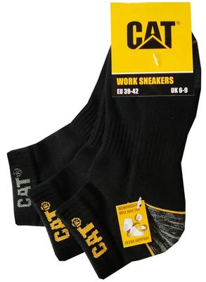 Lot de 3 paires de chaussettes de travail basses T. 39/42 CATERPILLAR
