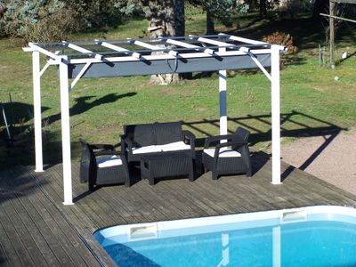 Pergola autoportante manuelle aluminium blanc 12 m², Livraison à domicile incluse - HABRITA