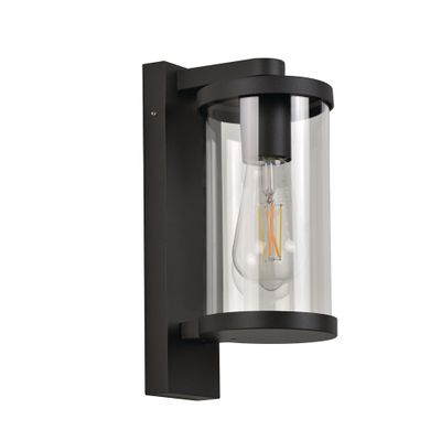 Applique extérieur E27 Lenny noir IP44 60W - COREP