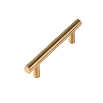 Poignée de meuble cylindrique inox laiton entraxe 96 mm par 4 REI