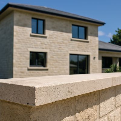 Couvre mur Pyramide L.100 x l.30 x ép. 3 mm CHAMORIN