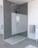 Paroi de douche à l'italienne 140x200 cm profilé chrome verre dépoli 8 mm Parma - AURLANE