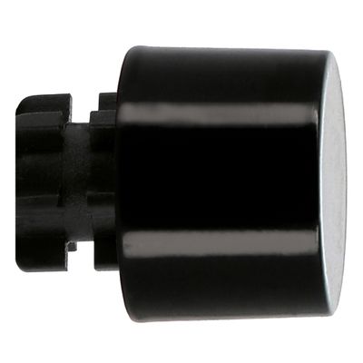 Embout déco bouchon en métal diam 20 mm Finition Noir brillant par 2 - MOBOIS