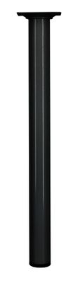 Pied rond noir diamètre 30 x 350 mm CIME