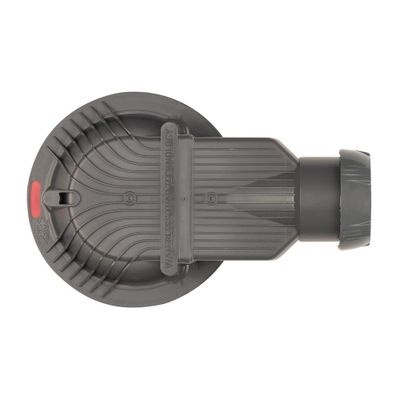 Bonde de douche dome ABS Noire diamètre 90 mm Slim+ WIRQUIN