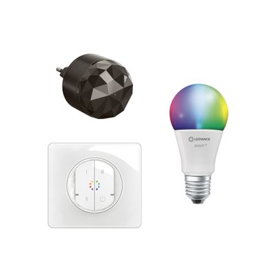 Pack de démarrage éclairage connecté avec ampoule couleur E27 Blanc - Céliane with Netatmo LEGRAND