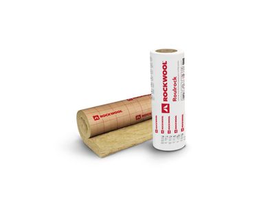 Rouleau laine de roche comble perdu Roulrock kraft - Épaisseur 100 mm - l.1,20 x L.5 m ROCKWOOL