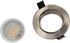 Spot LED encastrable GU10 orientable lumière blanc chaud Acier - Saphyr ARLUX