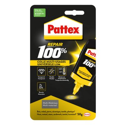 Colle de réparation multi-usages Repair 100 % tube 50 g - PATTEX