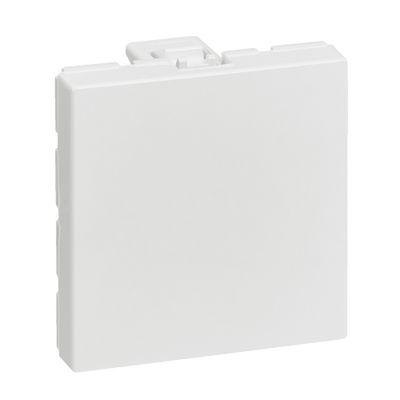 Obturateur 2 modules finition blanche Mosaic LEGRAND