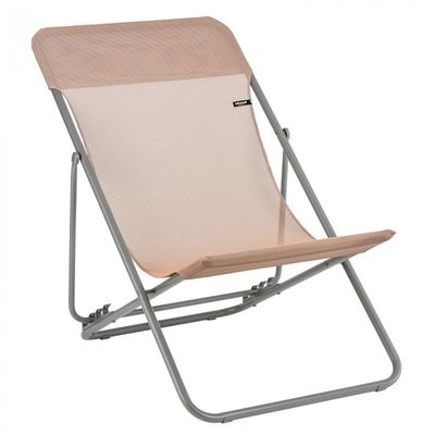 Transat de jardin pliant multi-positions orange Canyon MAXI TRANSAT - LAFUMA