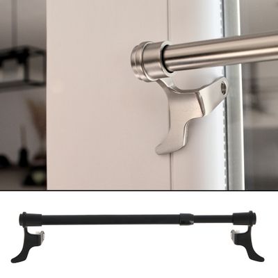 Tringle de vitrage extensible de 40 à 65 cm diam 9 mm Finition noir mat - MOBOIS