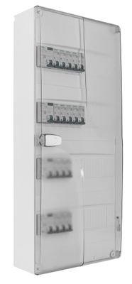 Porte pour tableau électrique 4 rangées transparente - SIEMENS