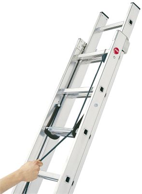 Echelle coulissante à cordre duo base rapportée 4.25 X 7.35 m HAILO