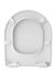 Abattant WC déclipsable frein de chute thermodur blanc Provence Premium - SIAMP