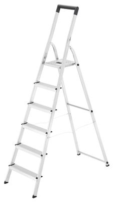 Escabeau 6 marches L40 aluminium - HAILO