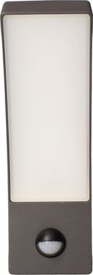 Applique extérieur LED détecteur de mouvements Curve anthracite IP44 1000 lumens blanc chaud - ARLUX
