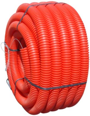 Fourreau polyéthylène rouge diamètre 90 x L.25m EDF