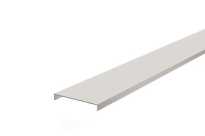 Nez de cloison large aluminium blanc - 10 x 54 x 2600 mm - SPTD