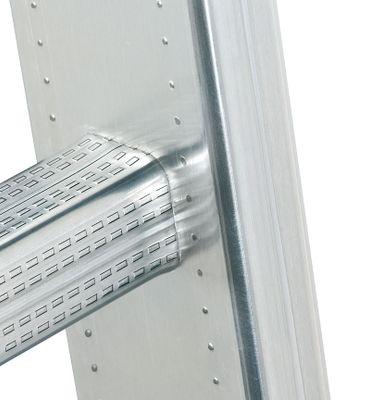 Echelle coulissante à main 2 plans 2 x 12 échelons 3,44 / 5,75 m ProfiStep Duo avec base rapportée aluminium - HAILO