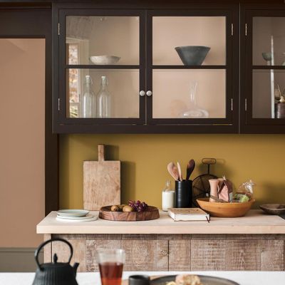 Peinture crème de couleur Wengé velours 0,5L - DULUX VALENTINE