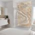 Panneau mural de douche 150x255 cm marbre beige DécoDesign Softtouch - SCHULTE