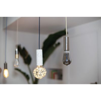 Douille électrique E27 métal chromé - TIBELEC