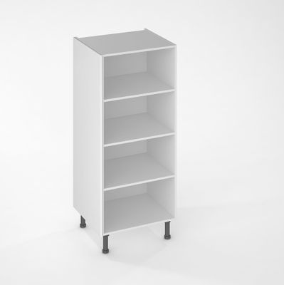 Joue de finition pour demi-colonne de cuisine Ibiza blanche 130 x 57 cm OFITRES